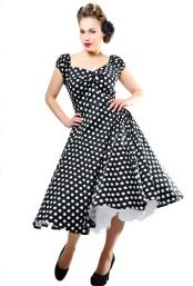 Zonnige pin-up jurkjes – vintage jurken – '50 jurken Glamourista kapsels